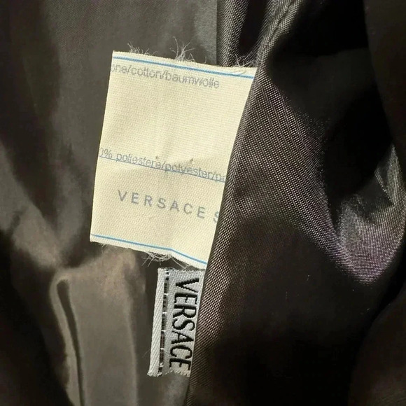 Versace Green Corduroy Sport  Jacket - Picture 6 of 12